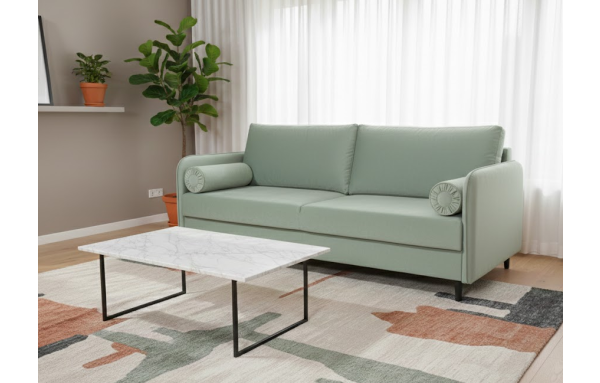 Sofa Harry II letto 73 na sprężynach z funkcją spania i pojemnikiem